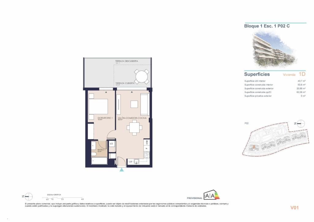 1 bed property in Denia