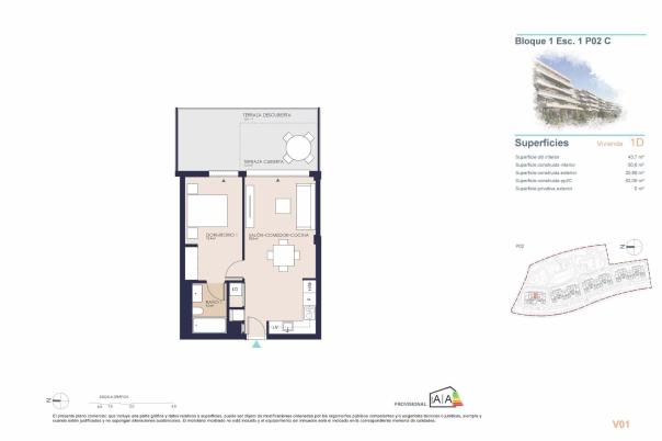 1 bed property in Denia