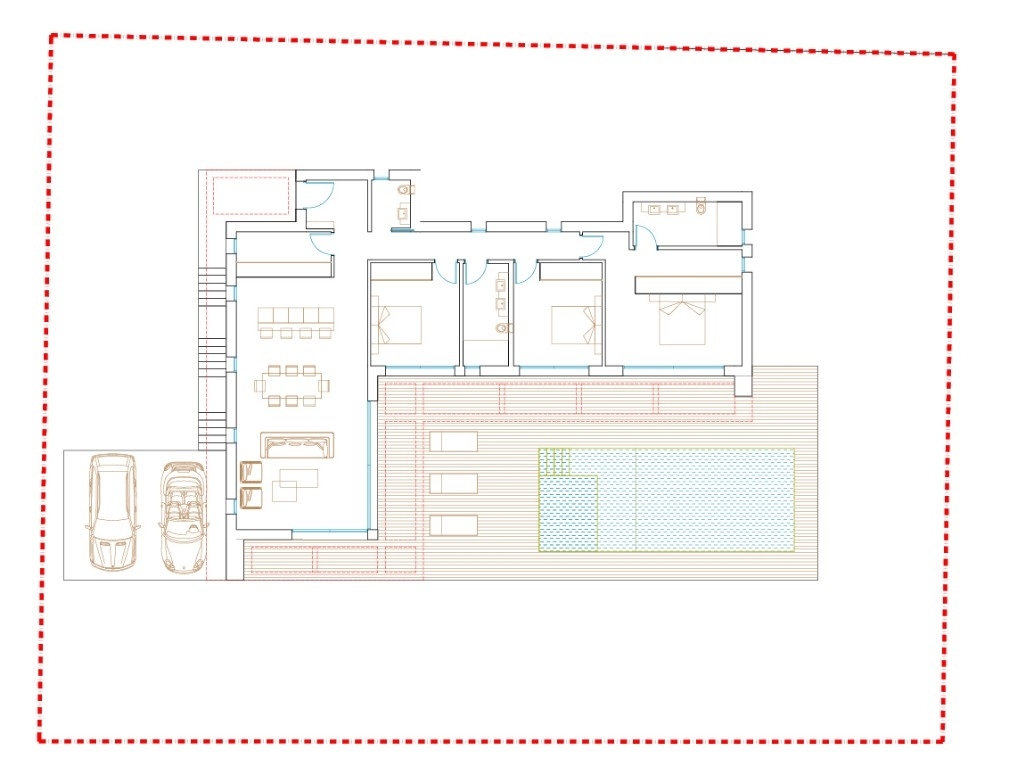 3 bed villa in Calpe