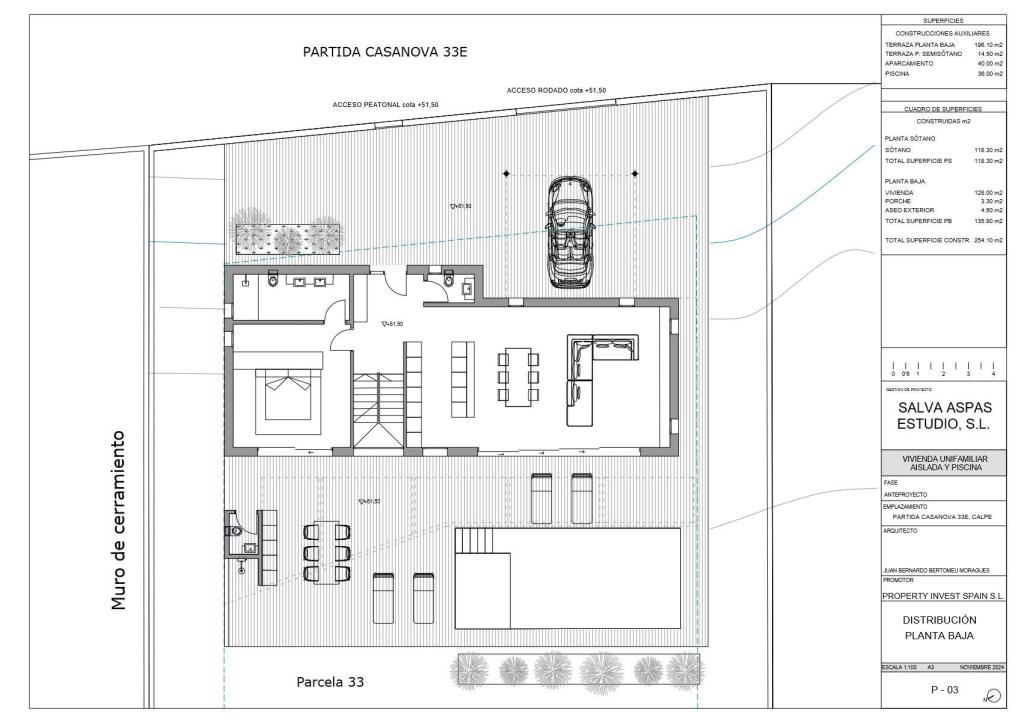 3 bed villa in Calpe