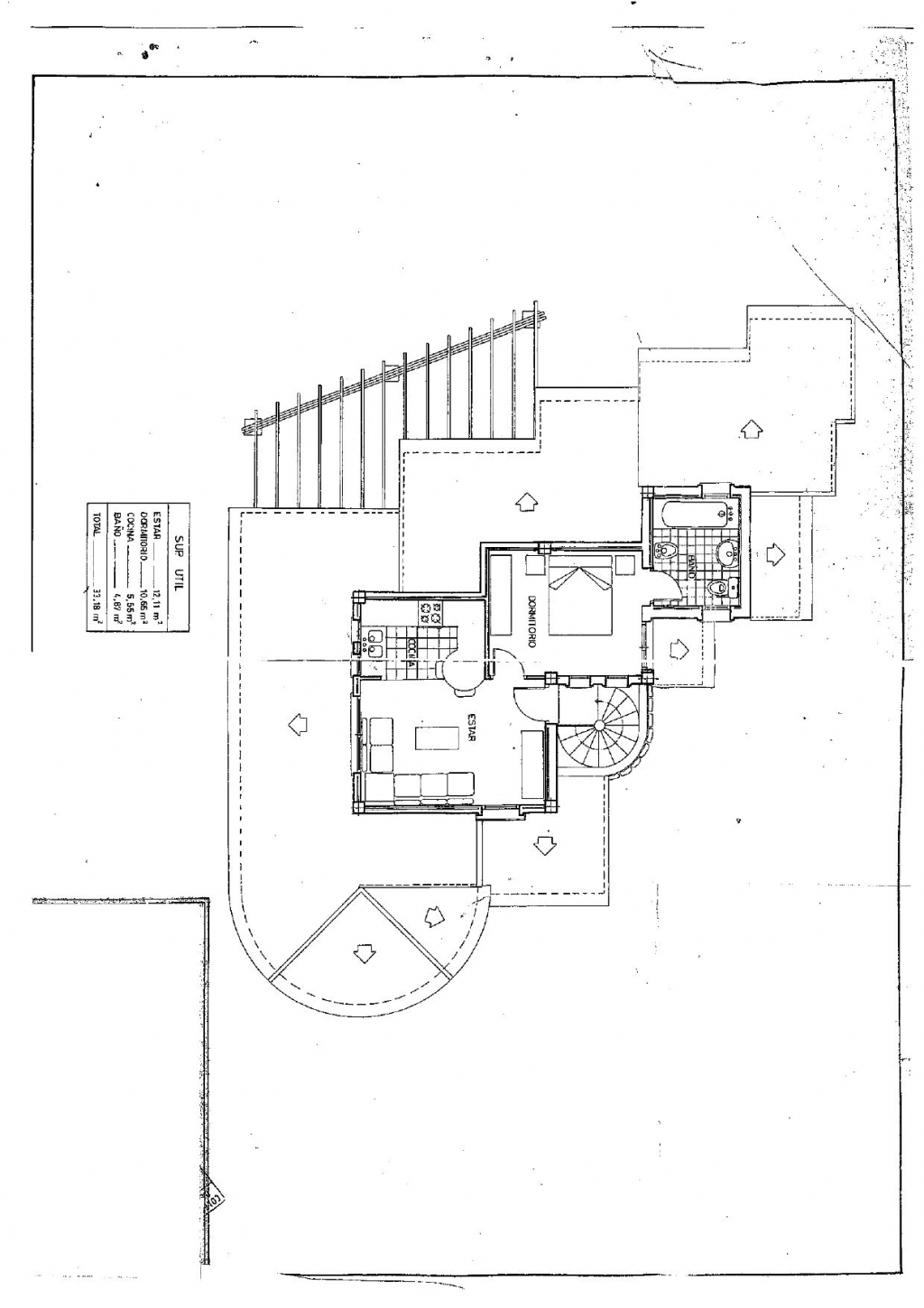 2 bed villa in Moraira