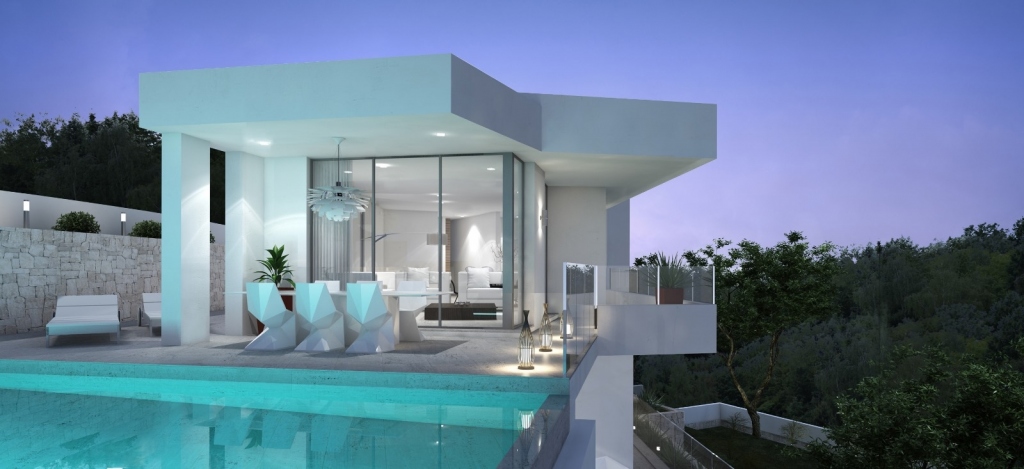 3 bed villa in Moraira