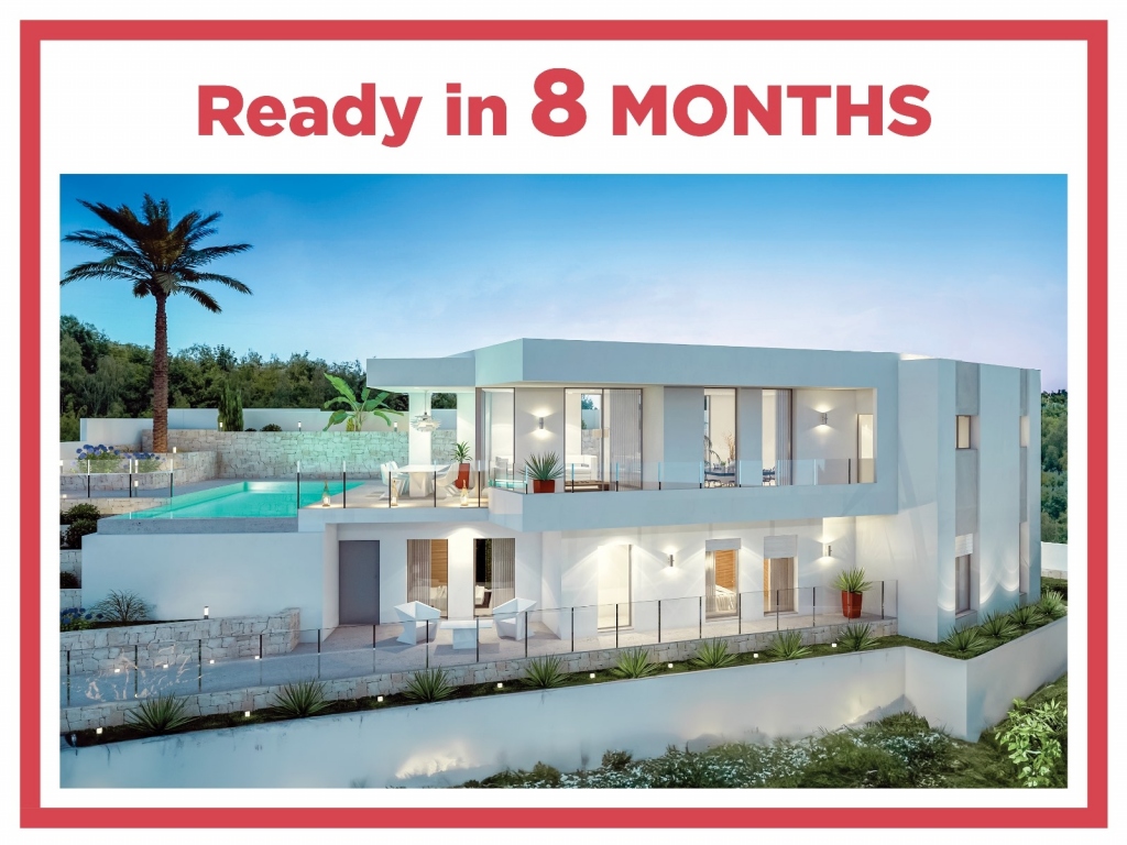 3 bed villa in Moraira