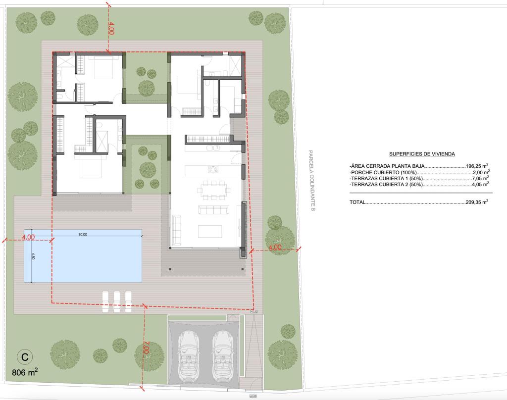 3 bed villa in Altea