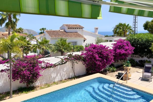 3 bed villa in Moraira