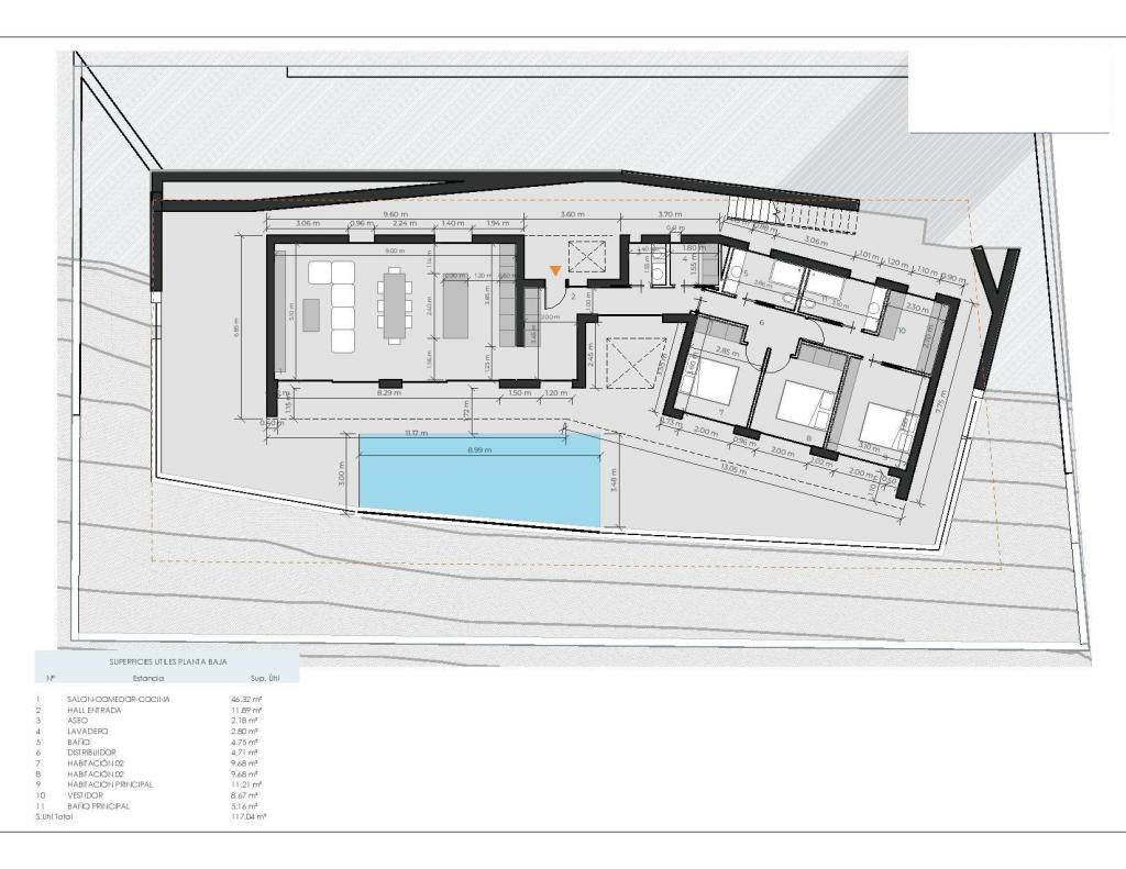 3 bed villa in Pedreguer