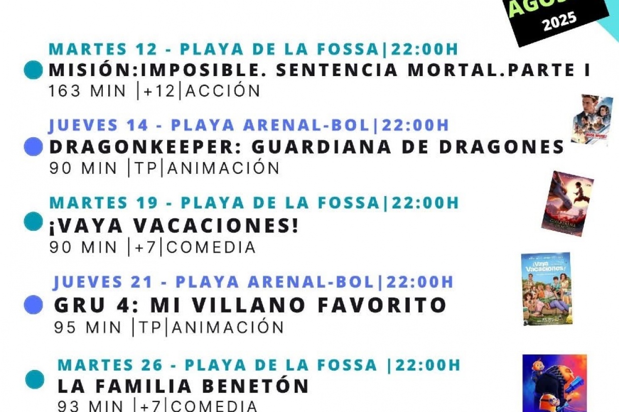 Cinema A La Mar - On the Beach in Calpe
