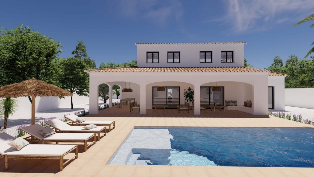 4 bed villa in Moraira