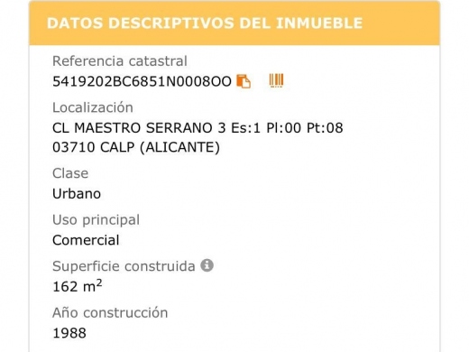 local comercial in Calpe / Calp
