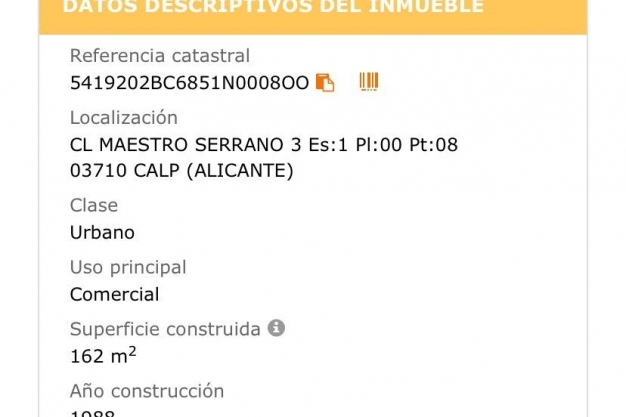 local comercial in Calpe / Calp