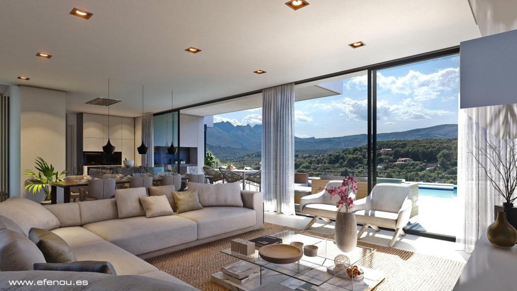 3 bed villa in Calpe