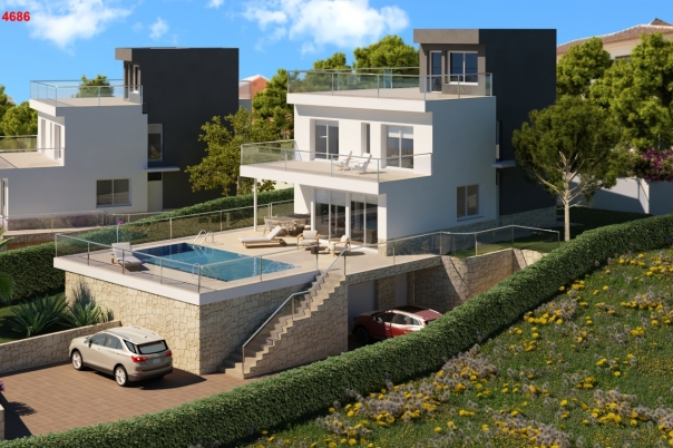 4 bed villas in Calpe