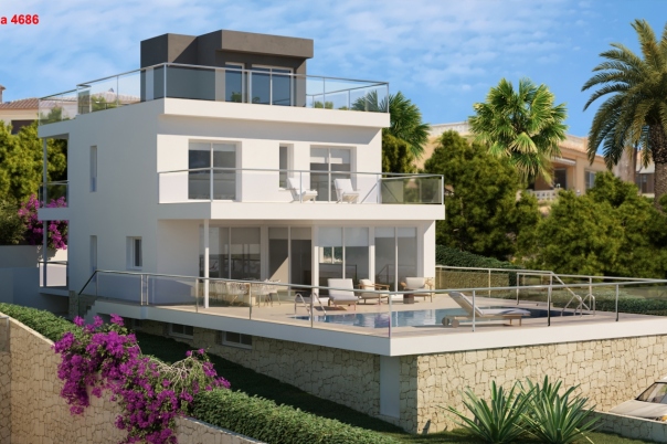 4 bed villas in Calpe