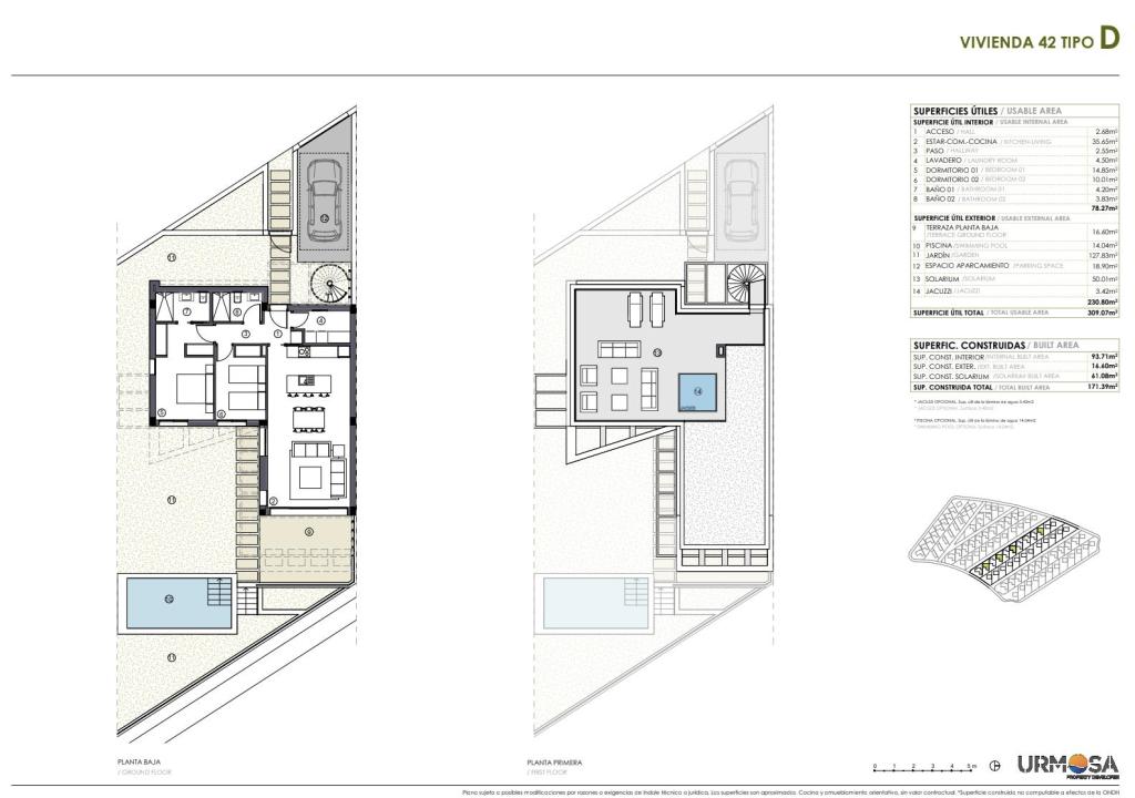 2 bed villa in Polop