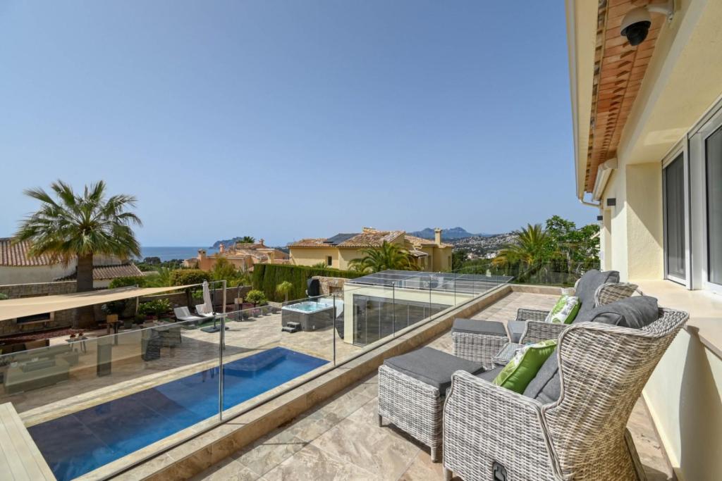 4 bed villa in Moraira