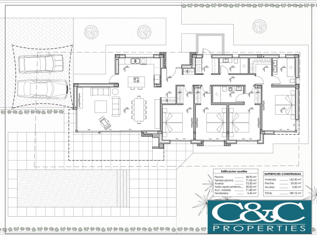 4 bed villa in Calpe