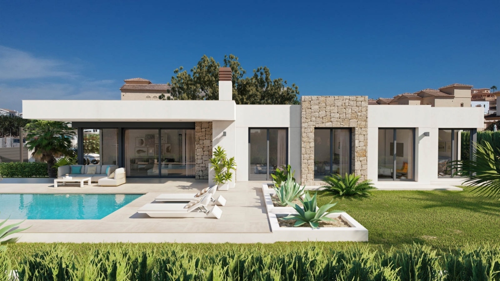 4 bed villa in Calpe