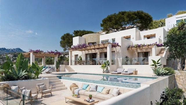 5 bed villas in Moraira