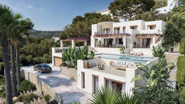 5 bed villas in Moraira