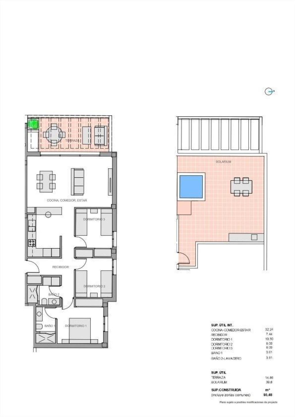 3 bed apartment in Guardamar del Segura