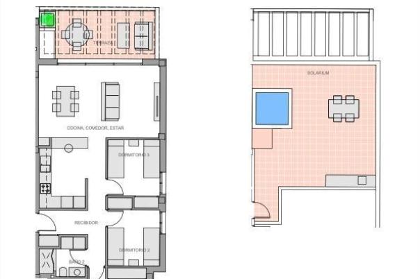 3 bed apartment in Guardamar del Segura