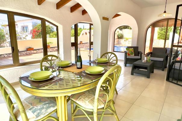 3 bed villa in Moraira