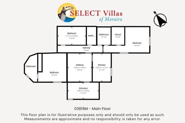 3 bed villa in Moraira