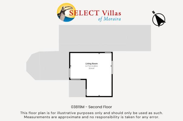 3 bed villa in Moraira