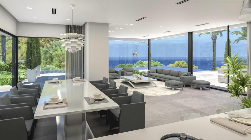 6 bed villas in Denia