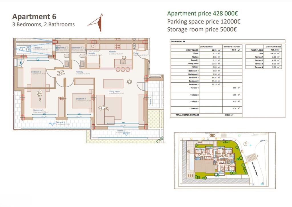 3 bed apartment in Javea
