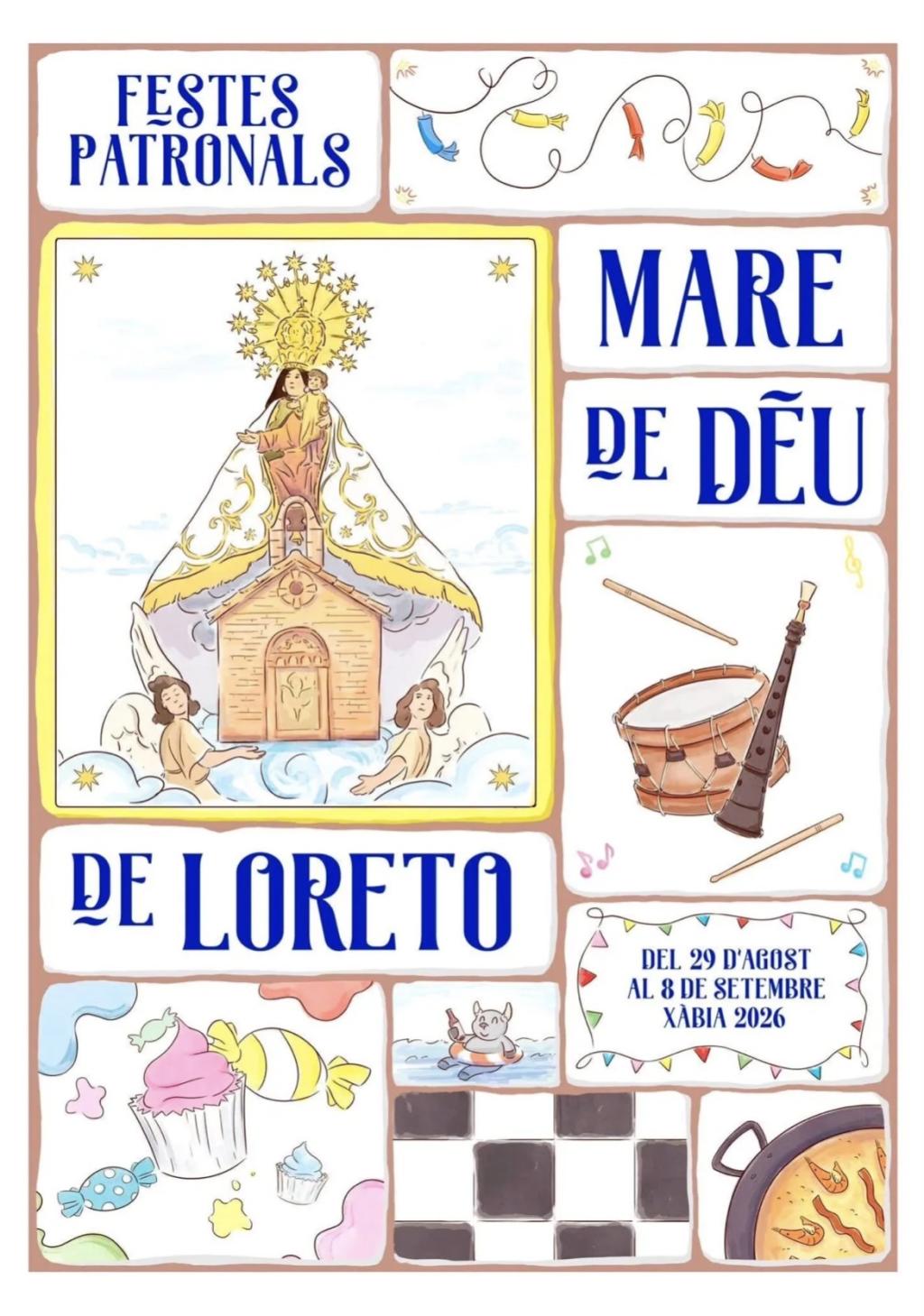 Fiestas in Javea: "Mare de Déu de Loreto" (28th August - 6th September 2026)