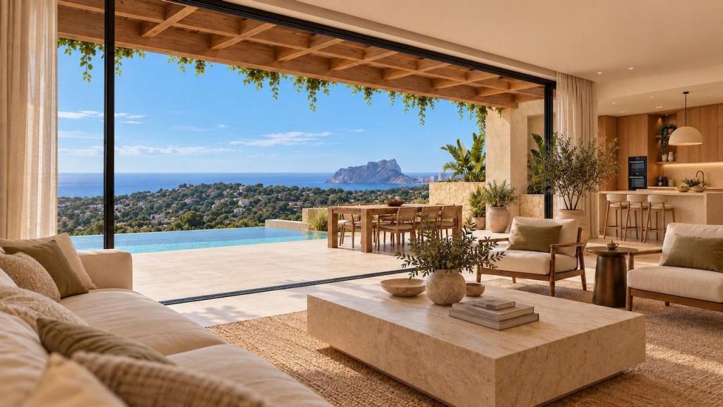 4 bed villas in Moraira