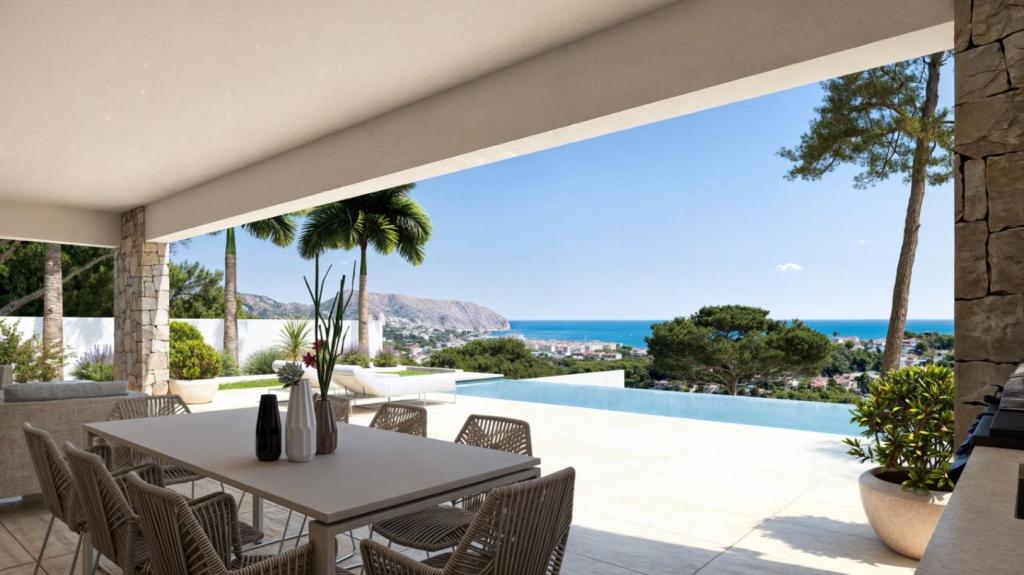 4 bed villa in Moraira