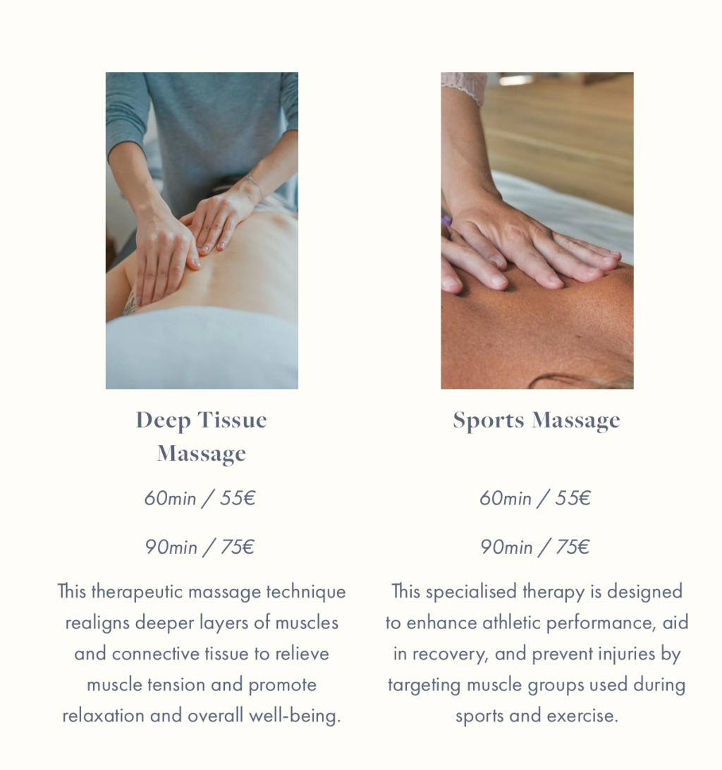 Soul & Sea Javea - Deep Tissue Massage with Kate Moss