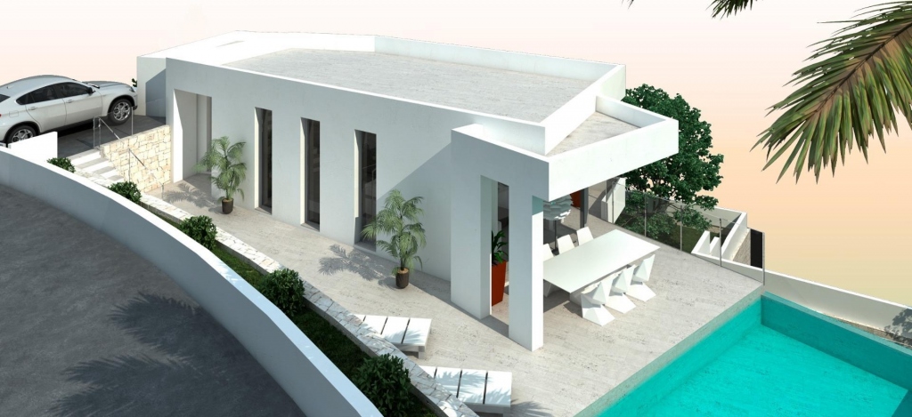 3 bed villa in Moraira