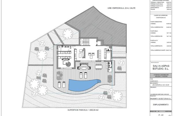 3 bed villa in Calpe