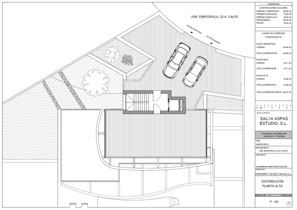 3 bed villa in Calpe