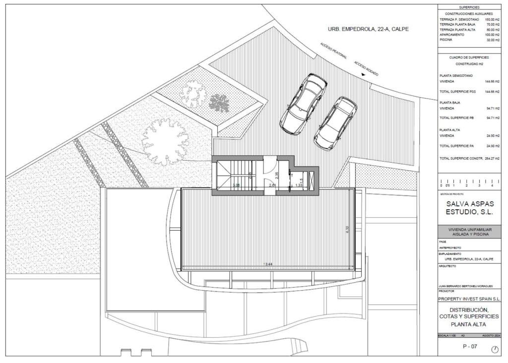 3 bed villa in Calpe