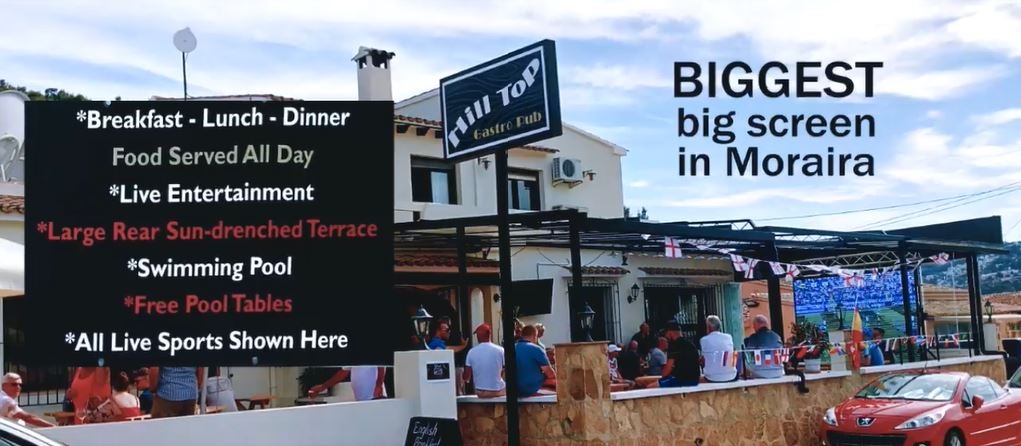 Live Music, Entertainment & Sports Bar Guide in Moraira