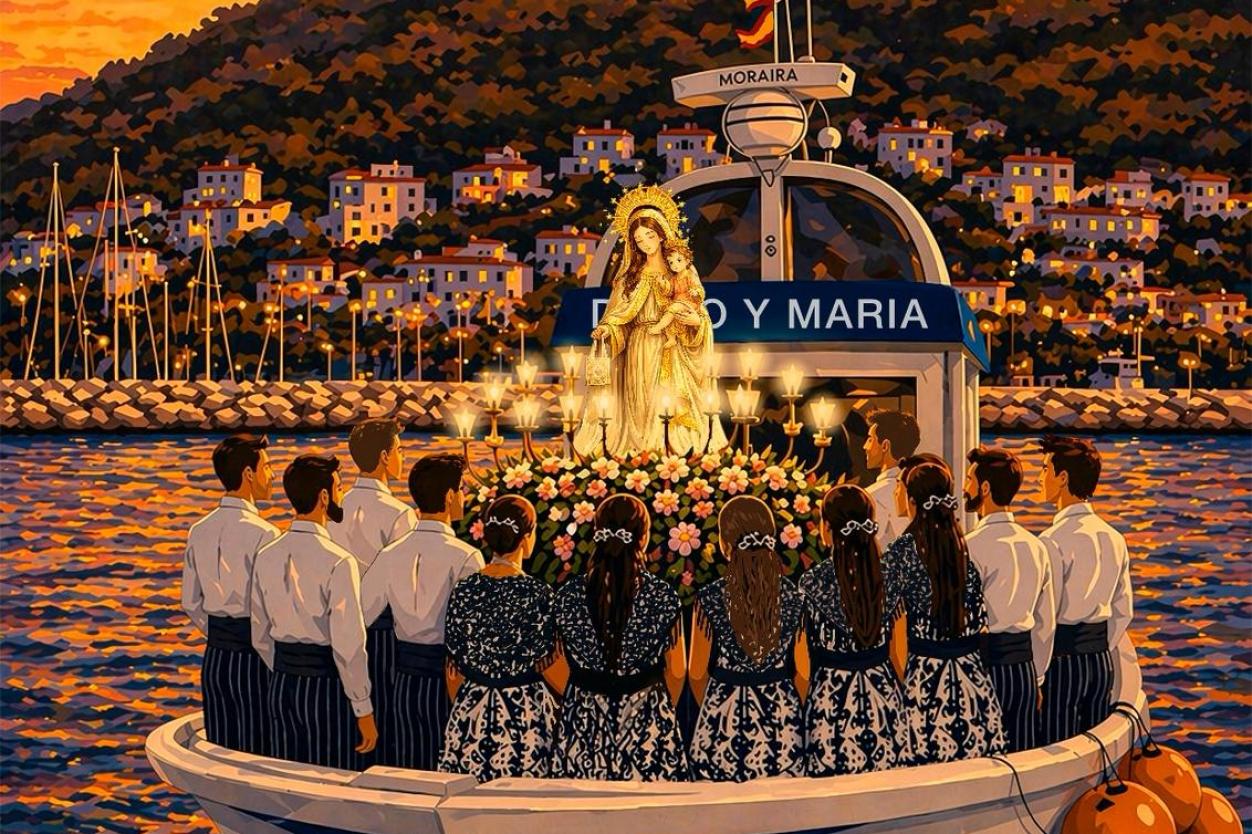 Fiestas in Moraira: "Virgen de Los Desamparados" / "Virgen del Carmen" / "Bous a la Mar" (July 2026)