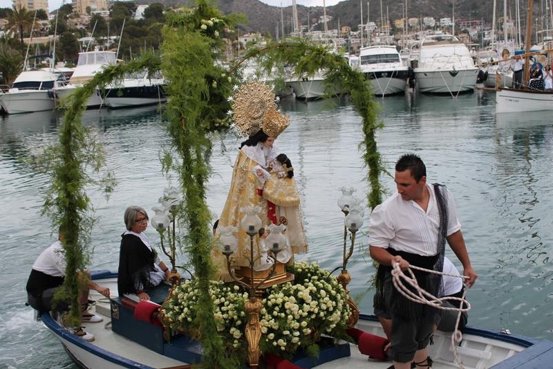 Fiestas in Moraira: "Virgen de Los Desamparados" / "Virgen del Carmen" / "Bous a la Mar" (July 2025)