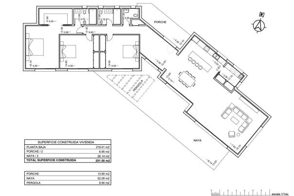 3 bed villas in Moraira