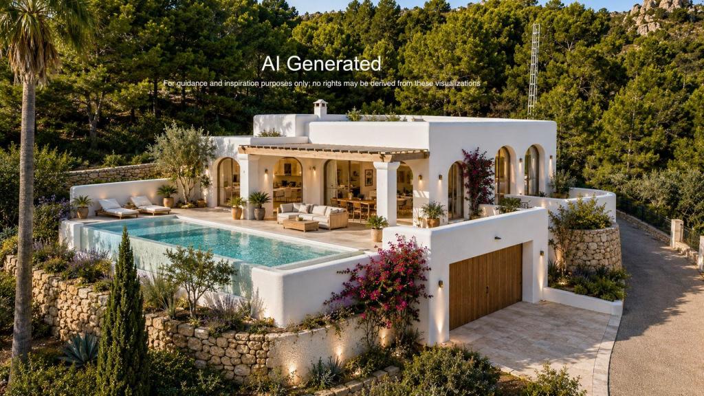 2 bed villa in Calpe