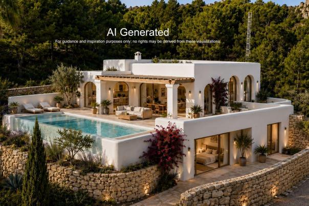 2 bed villa in Calpe