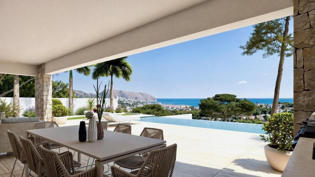 4 bed villas in Moraira