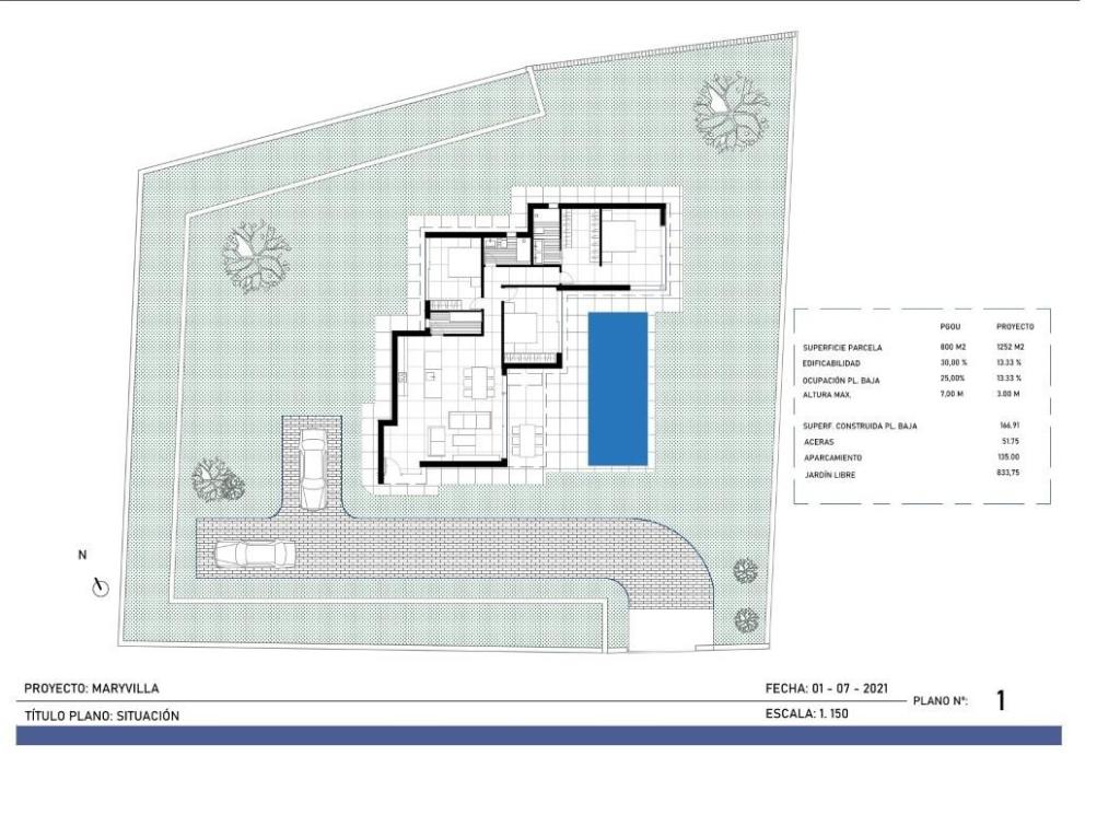 3 bed villa in Calpe