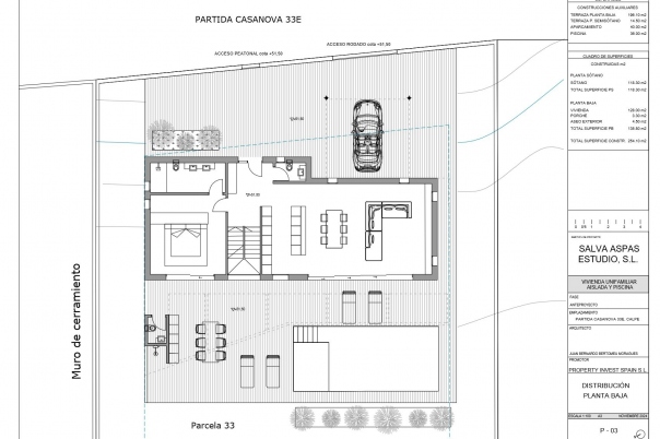 3 bed villa in Calpe