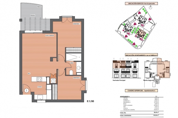 2 bed apartments - flats in Denia