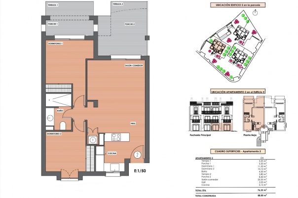 2 bed apartments - flats in Denia
