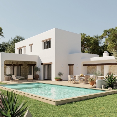 3 bed villa in Moraira